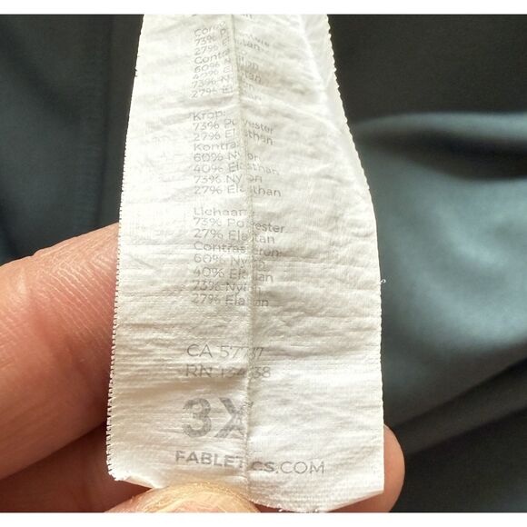 Fabletics Motion365 Stride 9 Storm Slate Ocean Eyes High-Waisted Legging Sz 3X - Picture 12 of 12